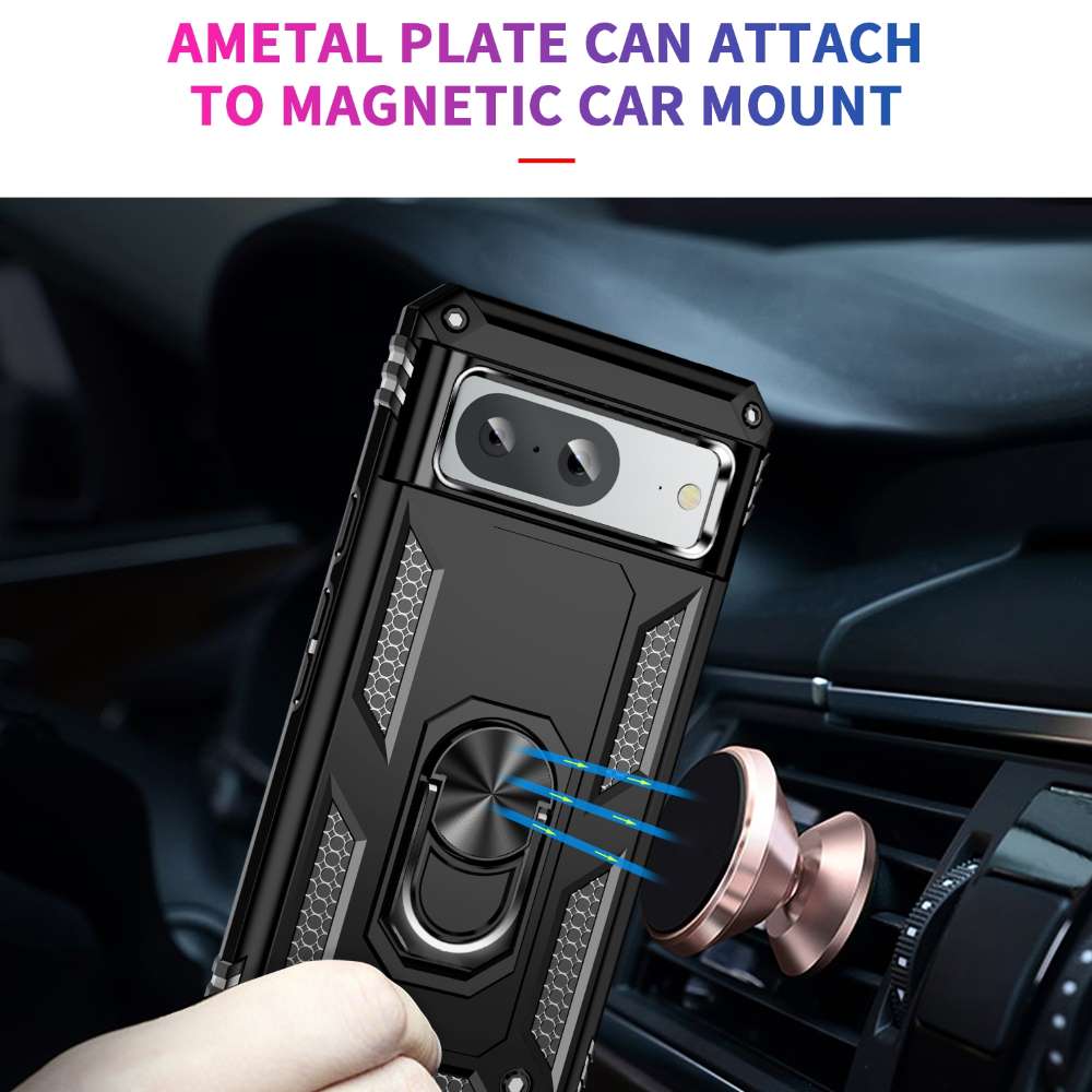 Outdoor Hülle für Google Pixel 8 TPU PC Hybrid Sergeant Armor Ring Cover Case