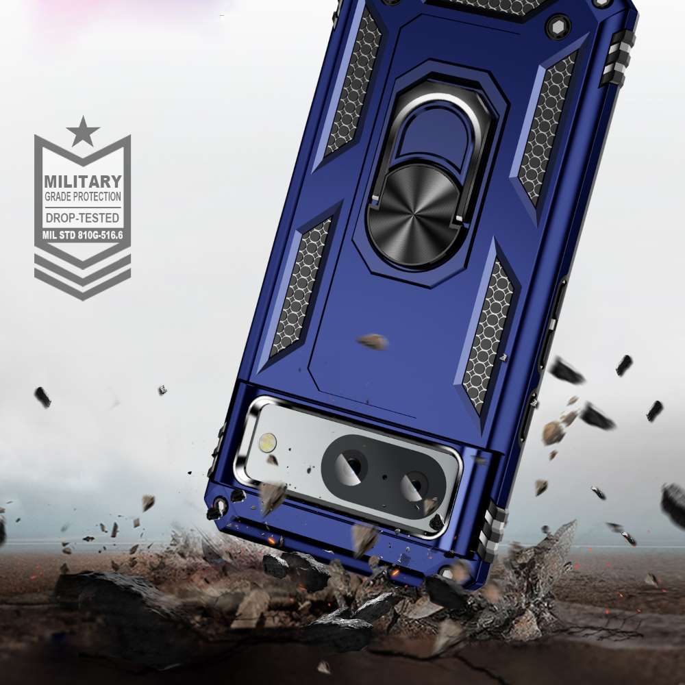 Outdoor Hülle für Google Pixel 8 TPU PC Hybrid Sergeant Armor Ring Cover Case