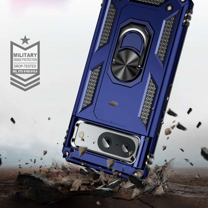Outdoor Hülle für Google Pixel 8 TPU PC Hybrid Sergeant Armor Ring Cover Case