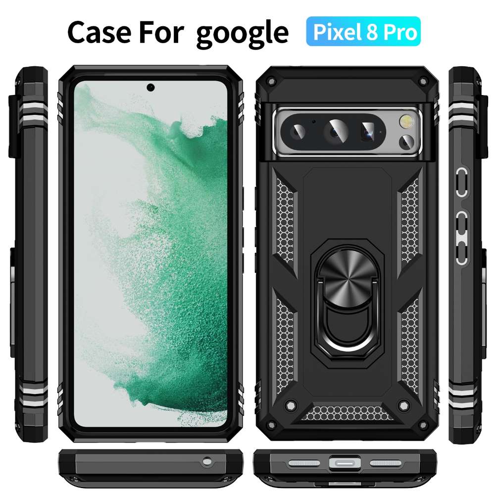 Outdoor Hülle für Google Pixel 8 PRO TPU PC Hybrid Sergeant Armor Schutzcover