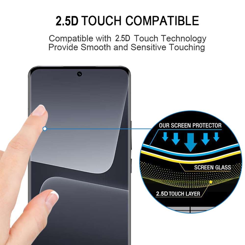 Schutzglas für Xiaomi 13T | 13T PRO Full Cover Tempered Glass Display Folie Film