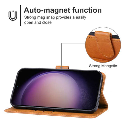 Handy Tasche für Samsung Galaxy S23 FE Wallet Magnet Klappetui Schutzhülle Case