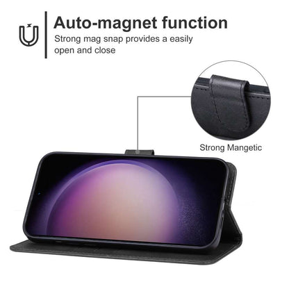 Handy Tasche für Samsung Galaxy S23 FE Wallet Magnet Klappetui Schutzhülle Case