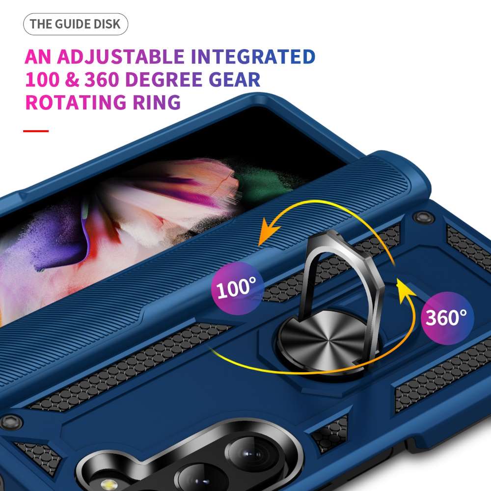 Outdoor Hülle für Samsung Galaxy Z Fold5 TPU PC Hybrid Sergeant Ring Cover Case