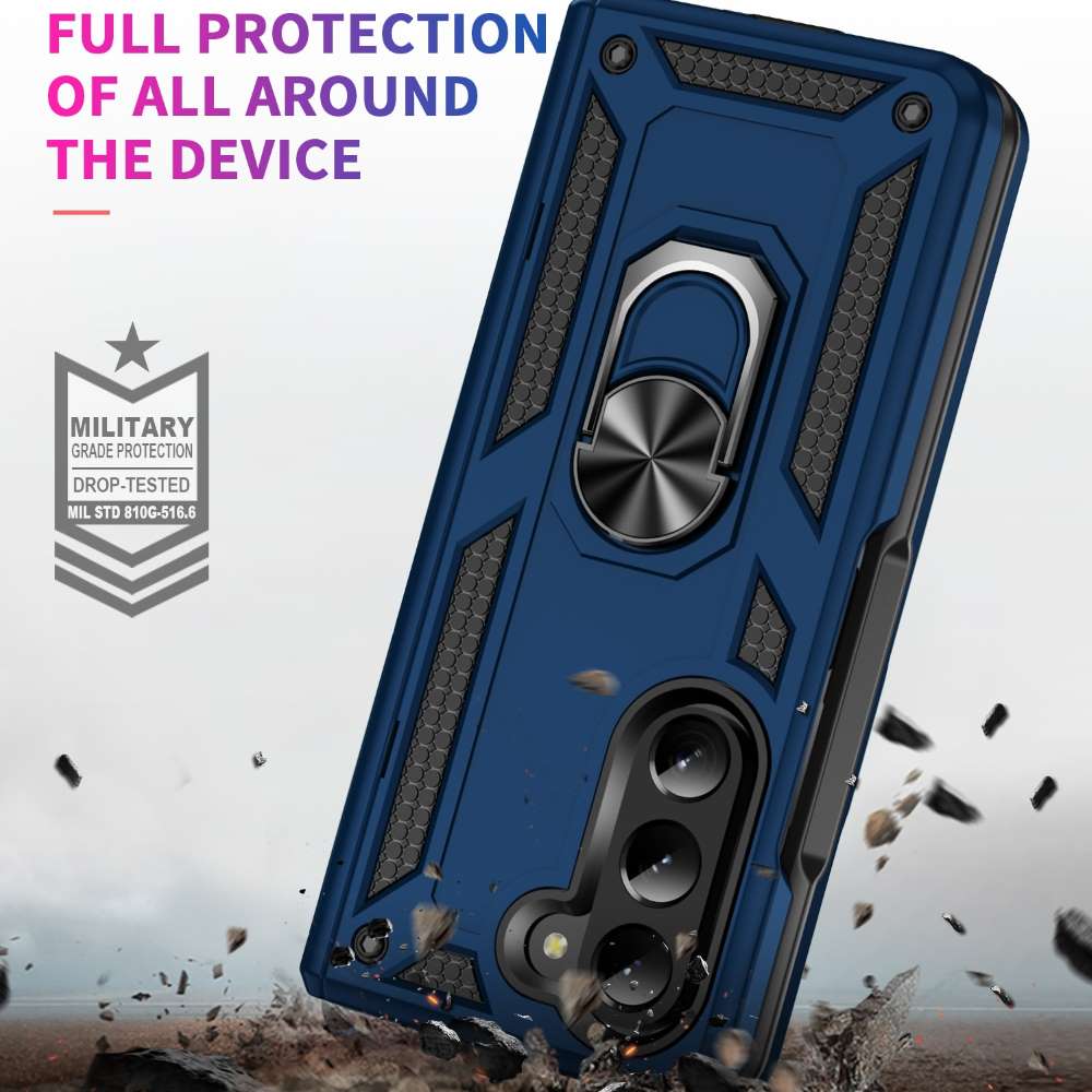 Outdoor Hülle für Samsung Galaxy Z Fold5 TPU PC Hybrid Sergeant Ring Cover Case