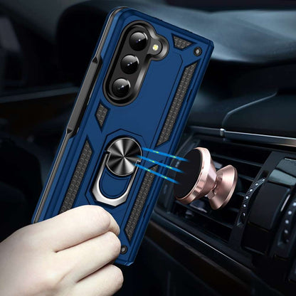 Outdoor Hülle für Samsung Galaxy Z Fold5 TPU PC Hybrid Sergeant Ring Cover Case