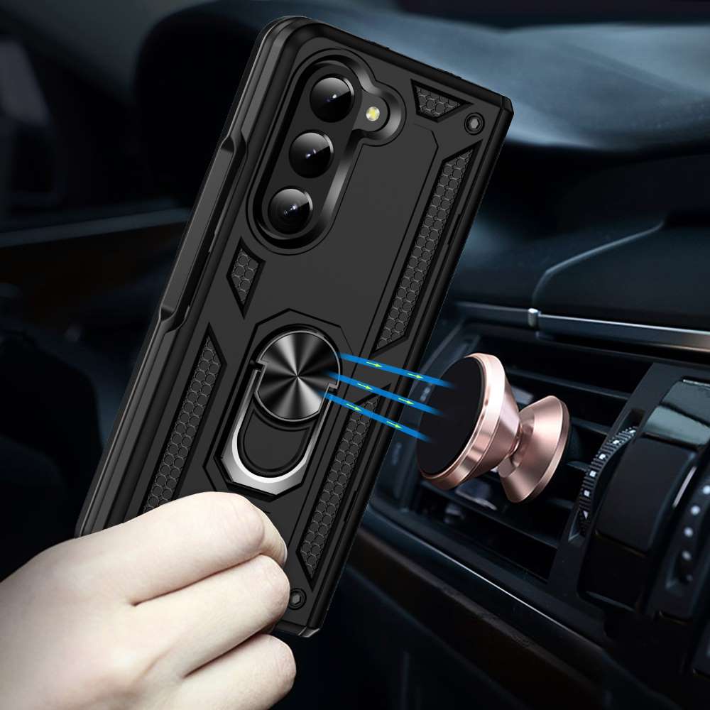Outdoor Hülle für Samsung Galaxy Z Fold5 TPU PC Hybrid Sergeant Ring Cover Case