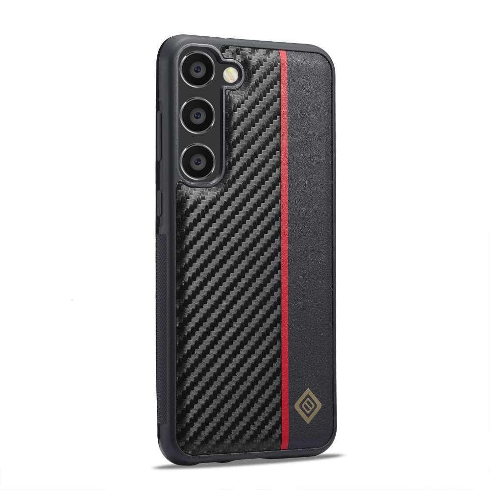 LC.IMEEKE Hard Cover für Samsung Galaxy S24 PLUS Carbon Stripe Shockproof Hülle