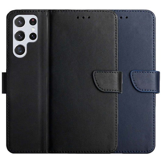 Handy Tasche für Samsung Galaxy S24 ULTRA Echt Leder Klappetui Hülle Flip Case