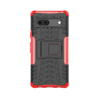 Outdoor Hülle für Google Pixel 7a Tire Rutschfest Kickstand PC TPU Cover Case