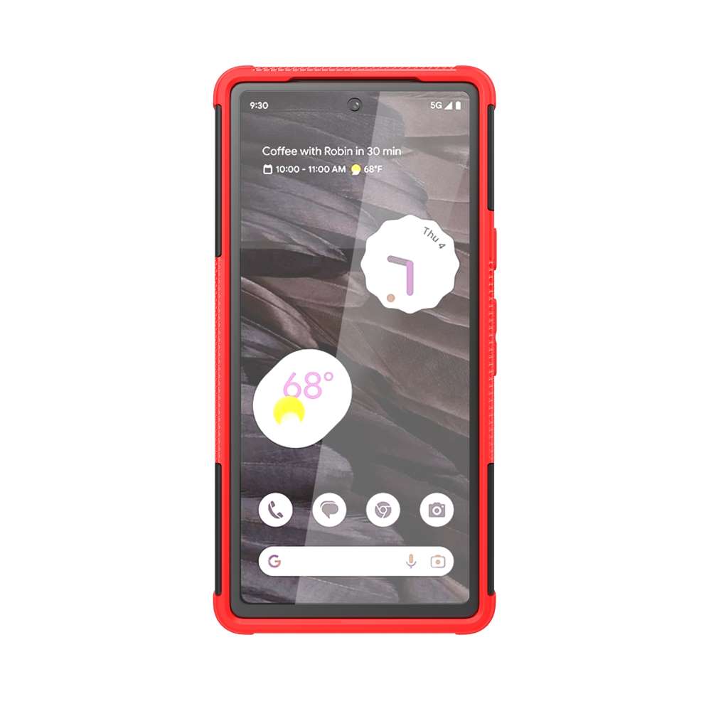 Outdoor Hülle für Google Pixel 7a Tire Rutschfest Kickstand PC TPU Cover Case