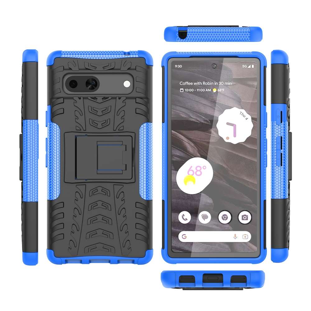 Outdoor Hülle für Google Pixel 7a Tire Rutschfest Kickstand PC TPU Cover Case