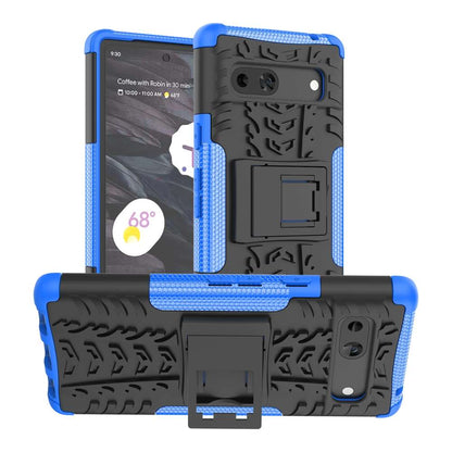 Outdoor Hülle für Google Pixel 7a Tire Rutschfest Kickstand PC TPU Cover Case