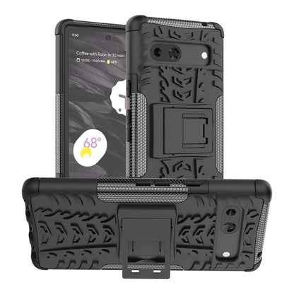 Outdoor Hülle für Google Pixel 7a Tire Rutschfest Kickstand PC TPU Cover Case