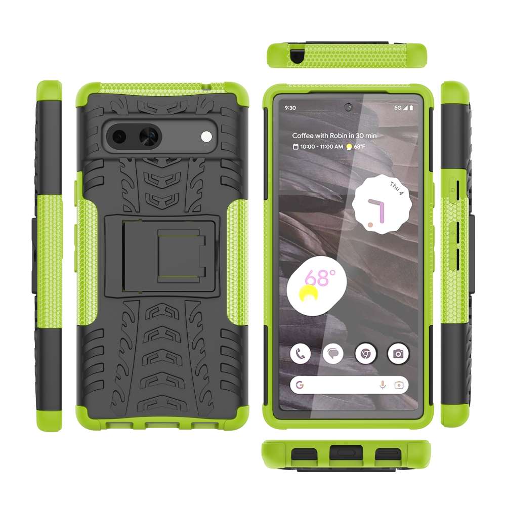 Outdoor Hülle für Google Pixel 7a Tire Rutschfest Kickstand PC TPU Cover Case
