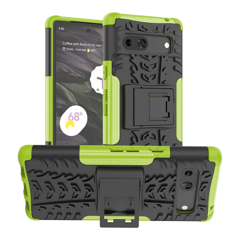 Outdoor Hülle für Google Pixel 7a Tire Rutschfest Kickstand PC TPU Cover Case