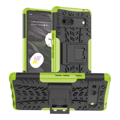 Outdoor Hülle für Google Pixel 7a Tire Rutschfest Kickstand PC TPU Cover Case