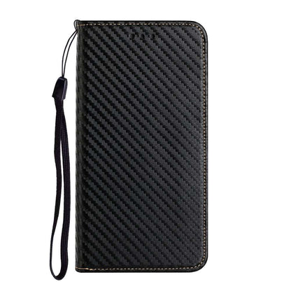 Handy Tasche für Samsung Galaxy A15 Carbon Fiber Wallet Hülle Magnet Klapp Etui