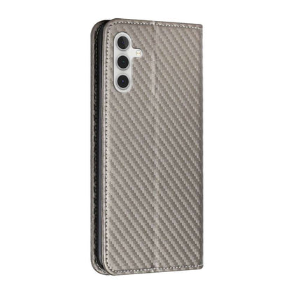 Handy Tasche für Samsung Galaxy S24 PLUS Carbon Fiber Wallet Hülle Magnet Etui