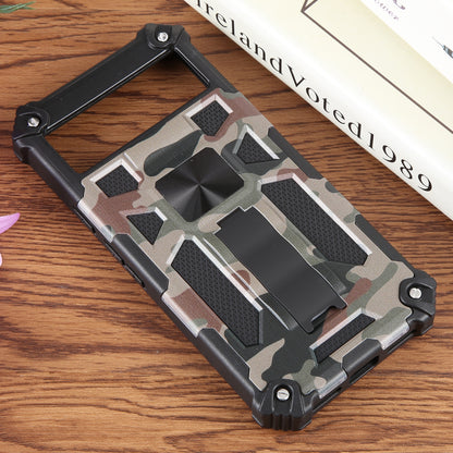 Outdoor Hülle für Google Pixel 7a Camouflage Shockproof Schutz Cover Armor Kick
