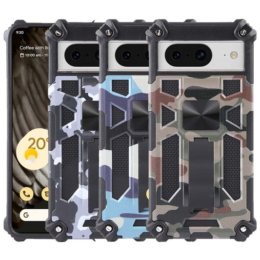Outdoor Hülle für Google Pixel 8 PRO Camouflage Shockproof Schutz Armor Cover