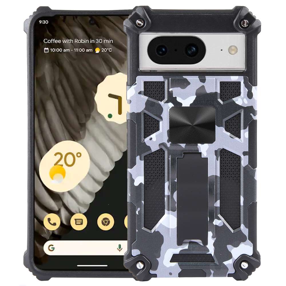 Outdoor Hülle für Google Pixel 8 Camouflage Shockproof Schutz Cover Armor Kick