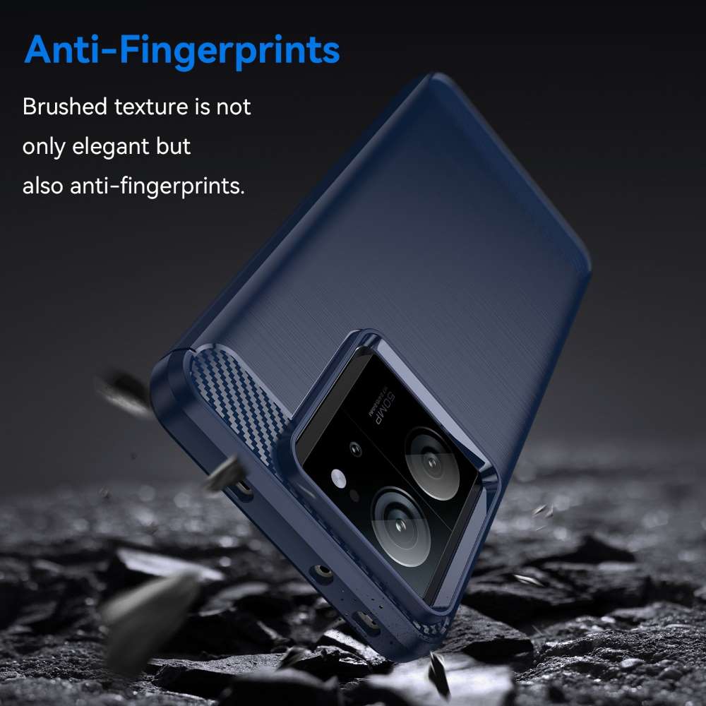 TPU Hülle für Xiaomi 13T | 13T PRO Carbon Fiber Skin Brushed Schutzcover Case
