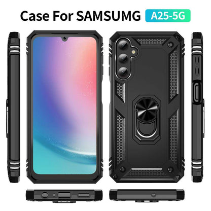 Outdoor Hülle für Samsung Galaxy A25 TPU PC Hybrid Sergeant Armor Schutzcover