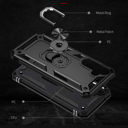 Outdoor Hülle für Samsung Galaxy A35 TPU PC Hybrid Sergeant Armor Schutzcover