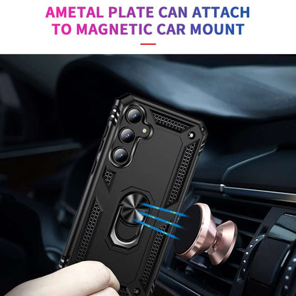 Outdoor Hülle für Samsung Galaxy A35 TPU PC Hybrid Sergeant Armor Schutzcover