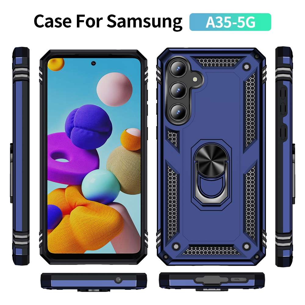 Outdoor Hülle für Samsung Galaxy A35 TPU PC Hybrid Sergeant Armor Schutzcover