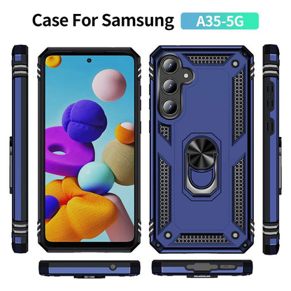 Outdoor Hülle für Samsung Galaxy A35 TPU PC Hybrid Sergeant Armor Schutzcover