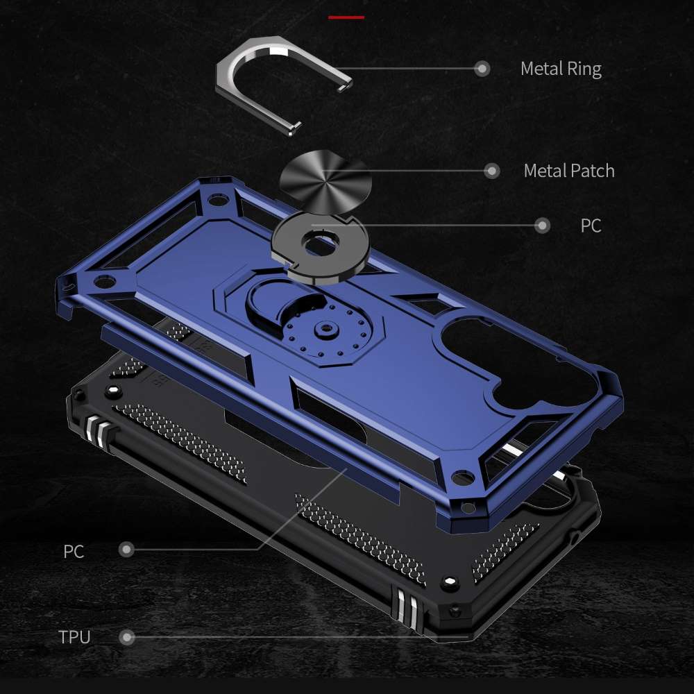 Outdoor Hülle für Samsung Galaxy A35 TPU PC Hybrid Sergeant Armor Schutzcover