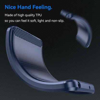 TPU Hülle für Samsung Galaxy S24 ULTRA Carbon Fiber Skin Brushed Schutzcover