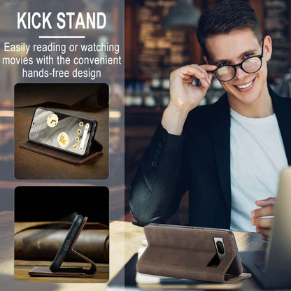 CASEME Handy Tasche für Google Pixel 8 Wallet 013 Series Klapp Hülle Business