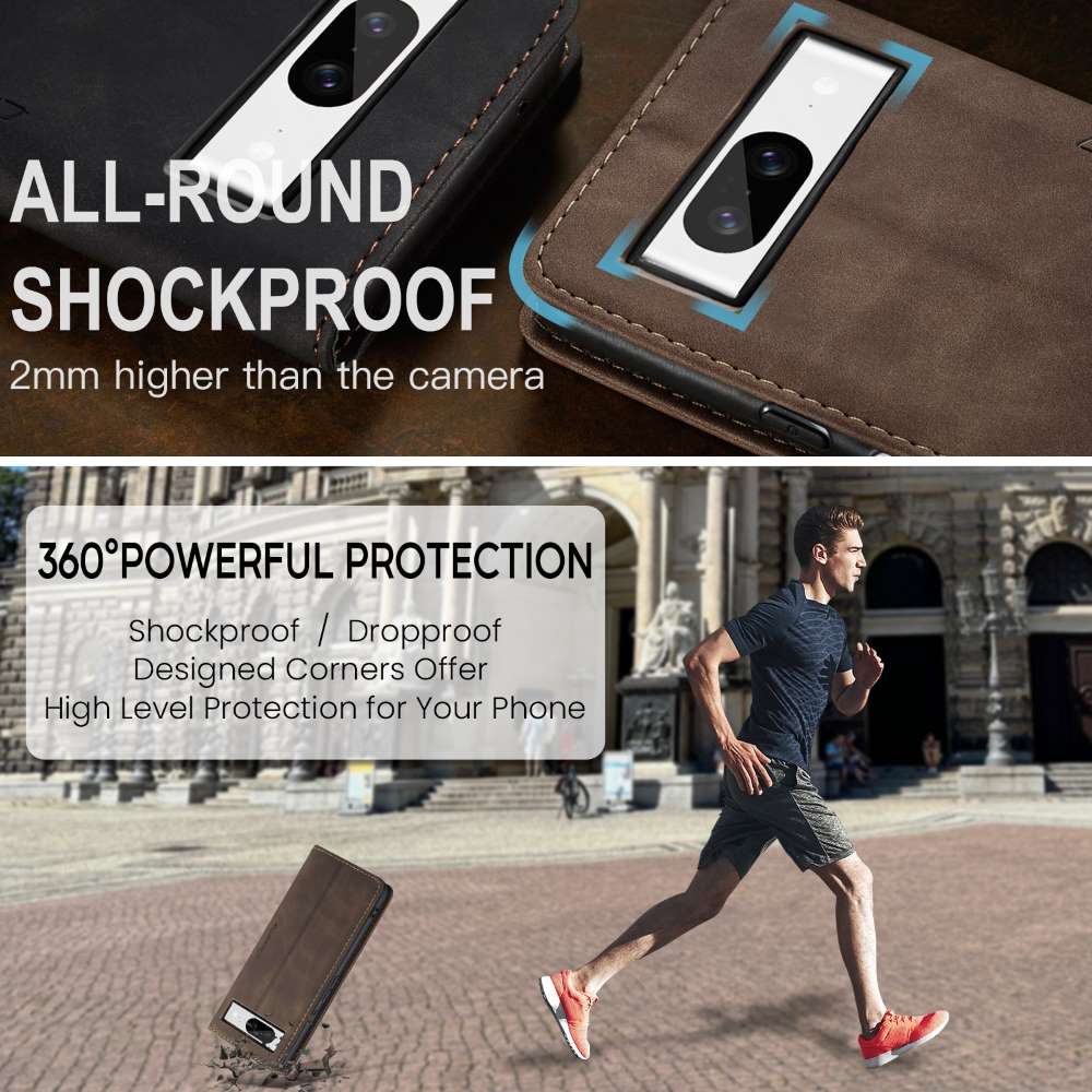 CASEME Handy Tasche für Google Pixel 8 Wallet 013 Series Klapp Hülle Business