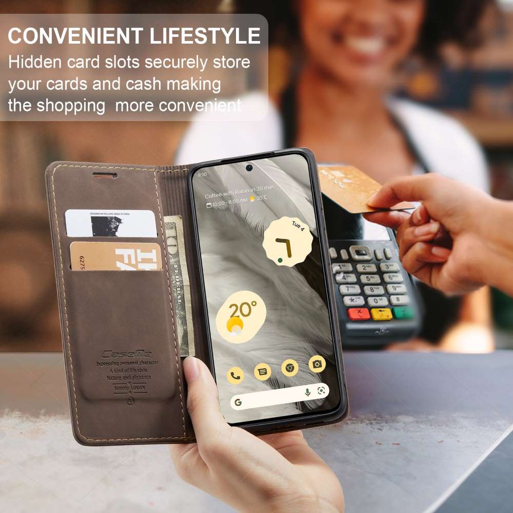 CASEME Handy Tasche für Google Pixel 8 Wallet 013 Series Klapp Hülle Business