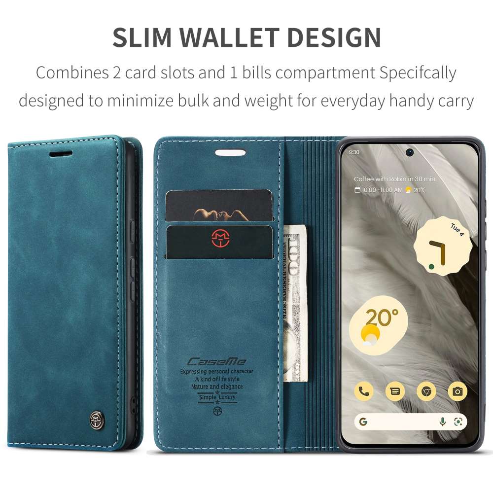 CASEME Handy Tasche für Google Pixel 8 Wallet 013 Series Klapp Hülle Business