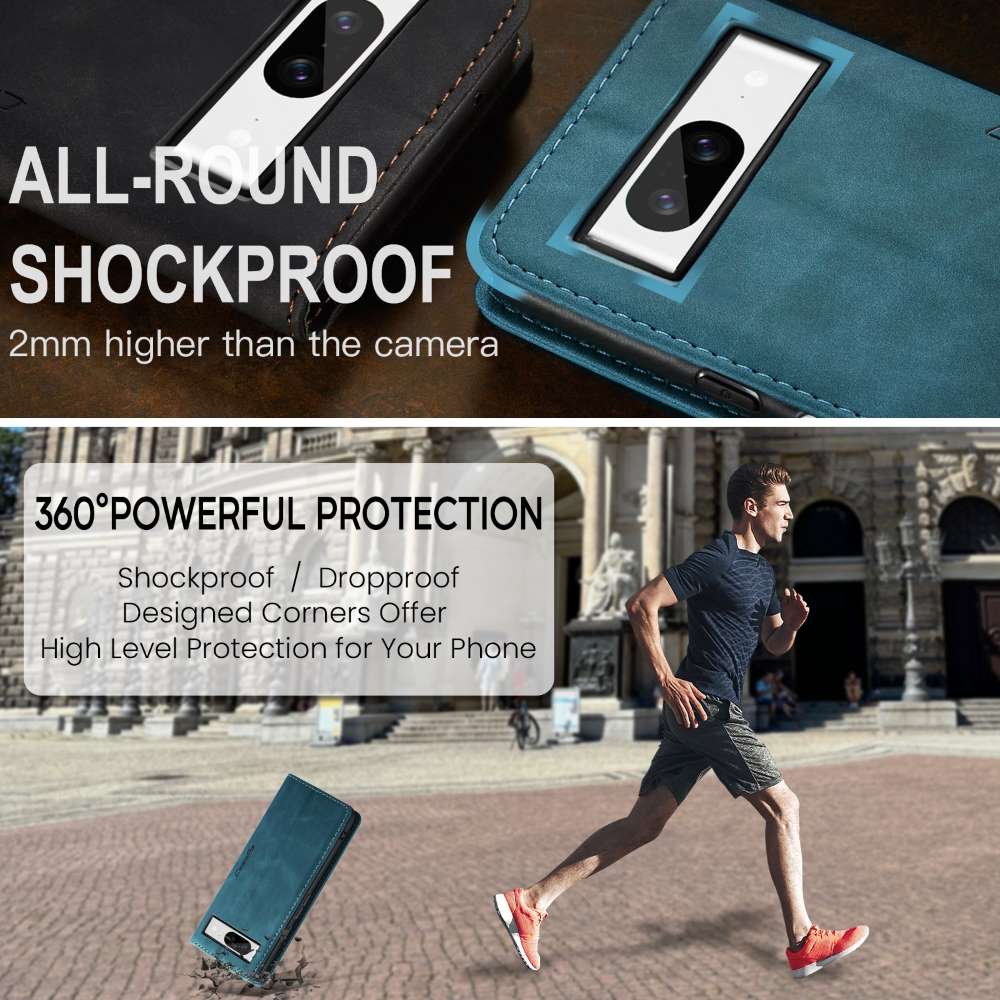 CASEME Handy Tasche für Google Pixel 8 Wallet 013 Series Klapp Hülle Business