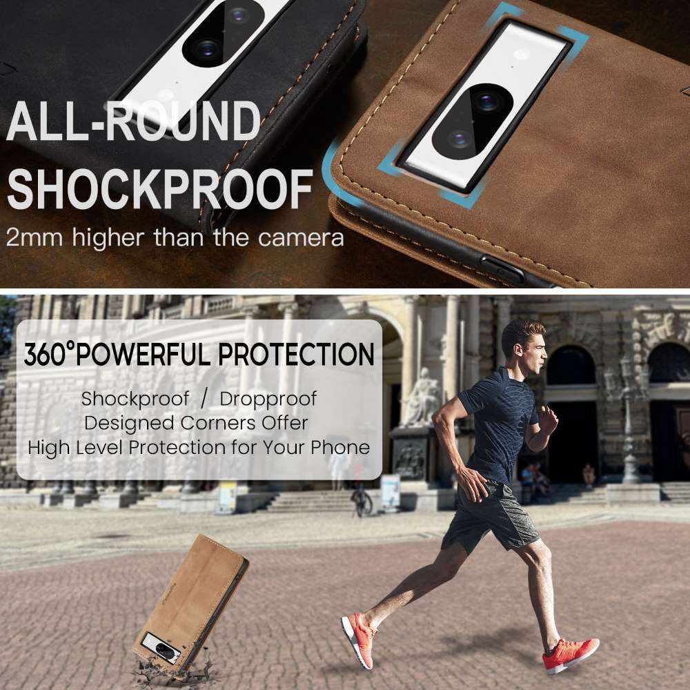CASEME Handy Tasche für Google Pixel 8 Wallet 013 Series Klapp Hülle Business