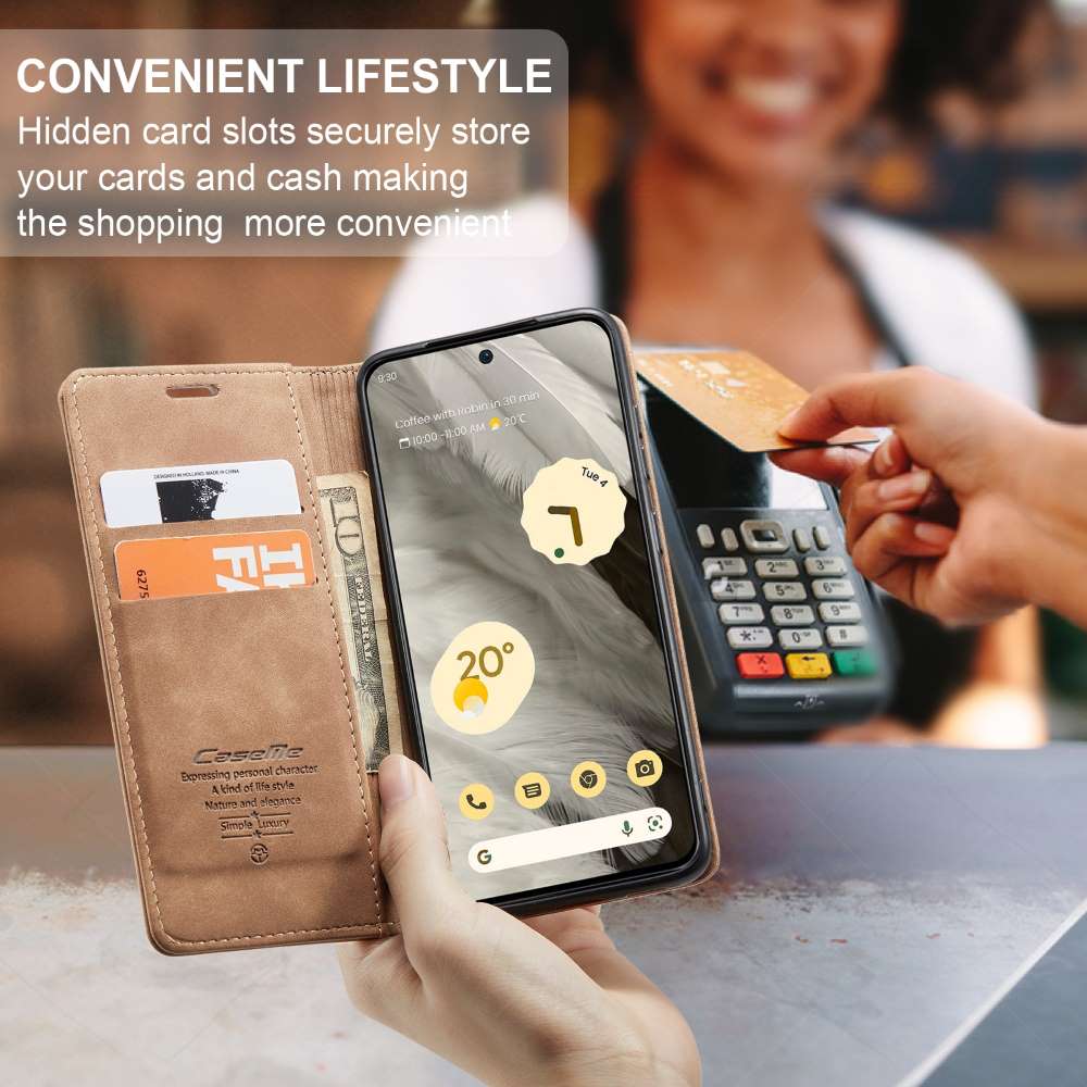 CASEME Handy Tasche für Google Pixel 8 Wallet 013 Series Klapp Hülle Business