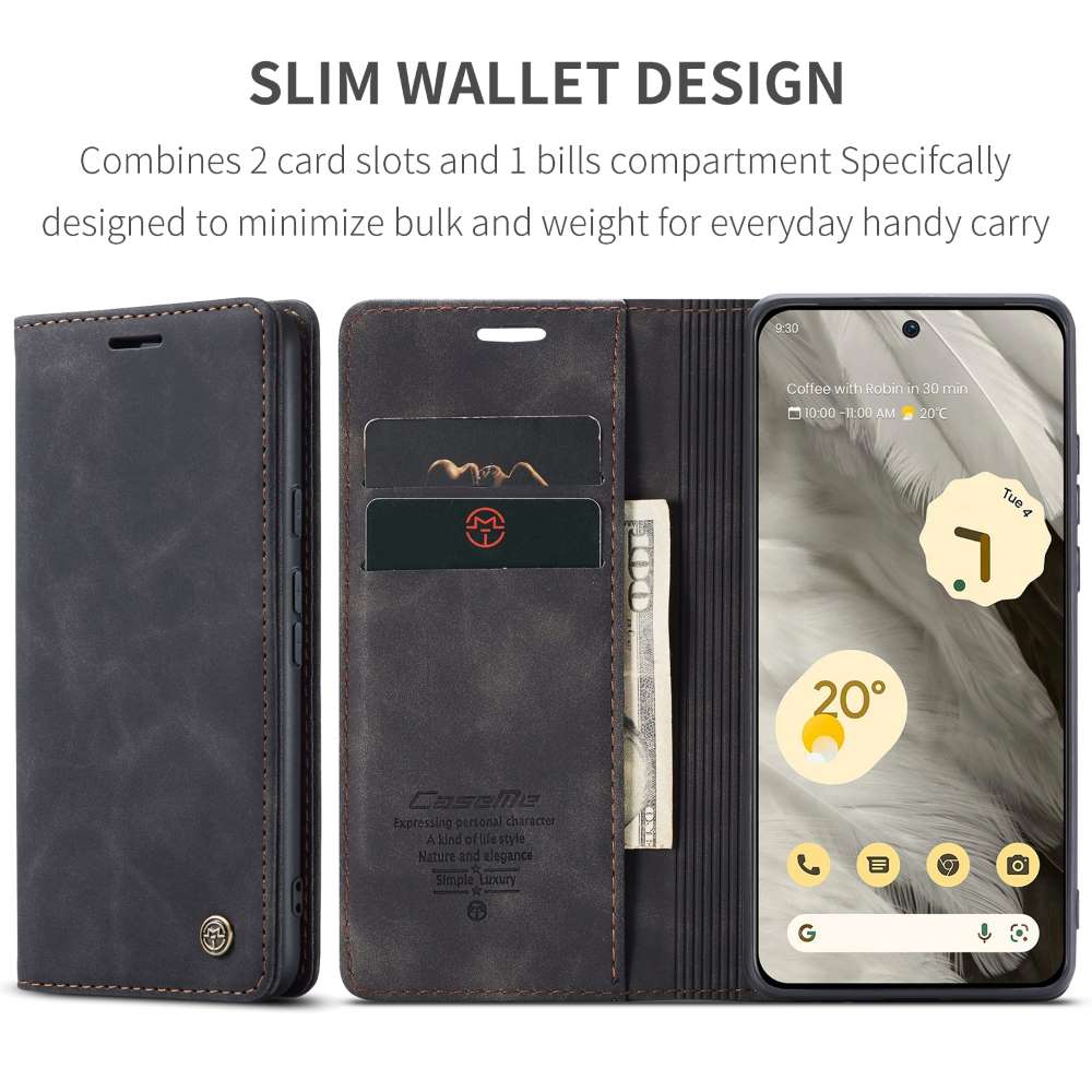 CASEME Handy Tasche für Google Pixel 8 Wallet 013 Series Klapp Hülle Business