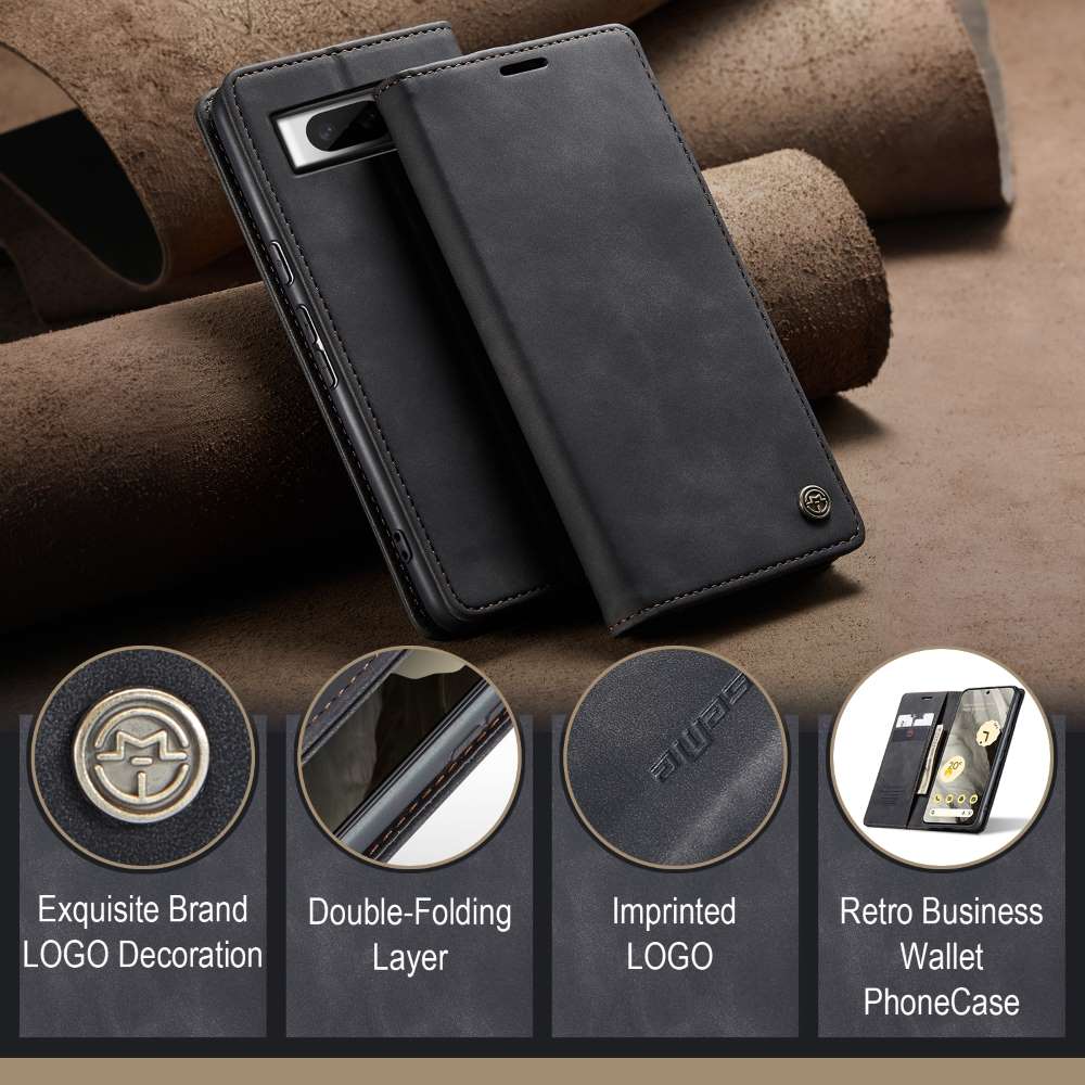 CASEME Handy Tasche für Google Pixel 8 Wallet 013 Series Klapp Hülle Business