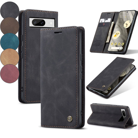CASEME Handy Tasche für Google Pixel 8 Wallet 013 Series Klapp Hülle Business