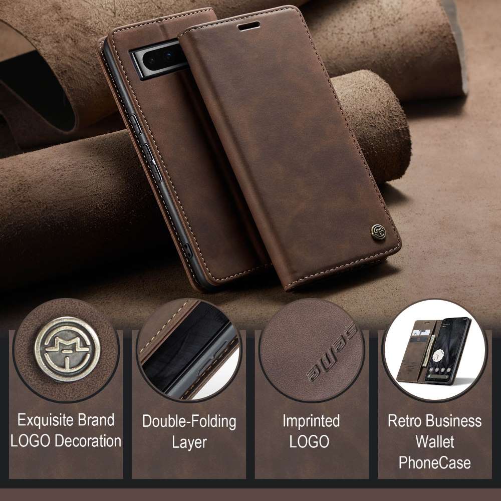 CASEME Handy Tasche für Google Pixel 8 PRO Wallet 013 Series Hülle Klapp Etui