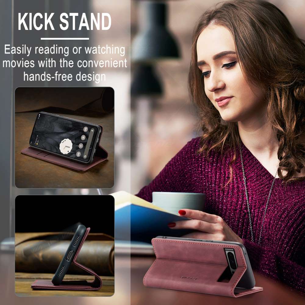 CASEME Handy Tasche für Google Pixel 8 PRO Wallet 013 Series Hülle Klapp Etui