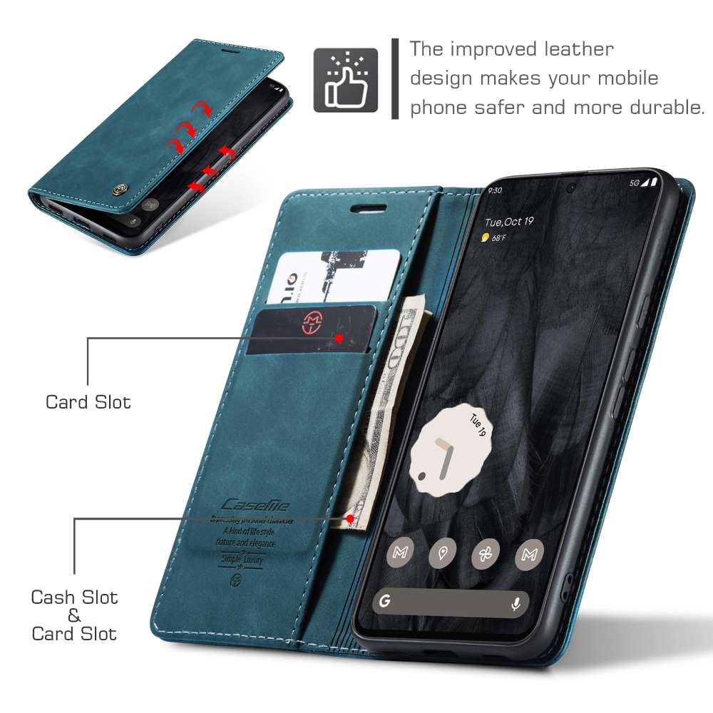 CASEME Handy Tasche für Google Pixel 8 PRO Wallet 013 Series Hülle Klapp Etui