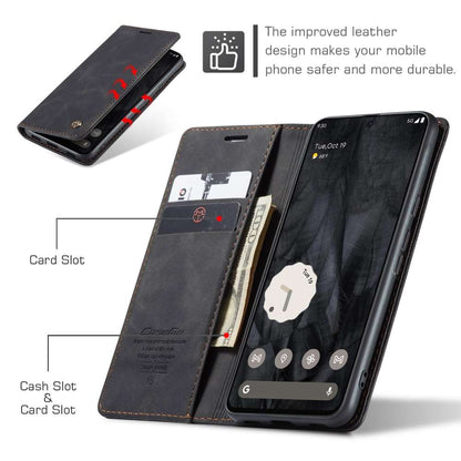 CASEME Handy Tasche für Google Pixel 8 PRO Wallet 013 Series Hülle Klapp Etui