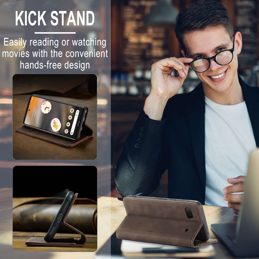 CASEME Handy Tasche für Google Pixel 6a Wallet 013 Series Klapp Hülle Business