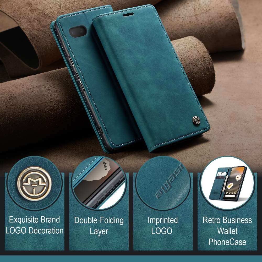 CASEME Handy Tasche für Google Pixel 6a Wallet 013 Series Klapp Hülle Business